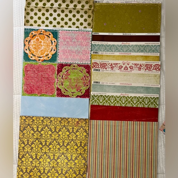 Scrapbook paper bundle of over 100 specialty papers & foam board alphabet - Picture 6 of 12